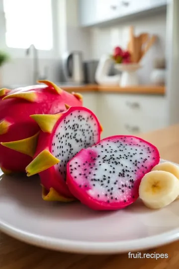 Dragon Fruit Smoothie Bowl steps