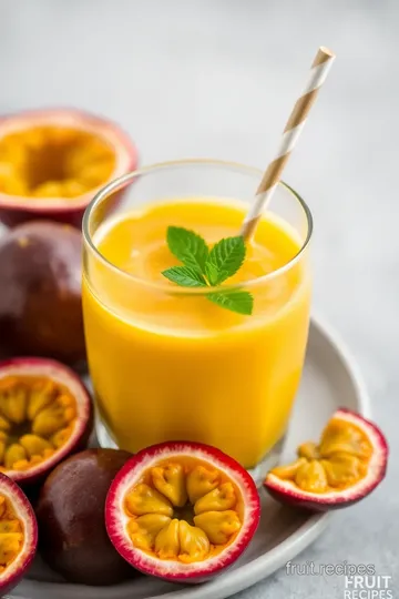 Delicious Passion Fruit Puree Recipe presentation