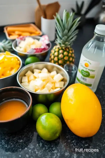 Tropical Pineapple-Mango Cooler ingredients