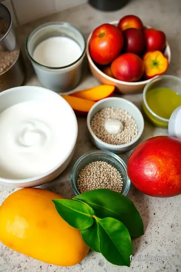 Mango Passion Fruit Chia Pudding ingredients