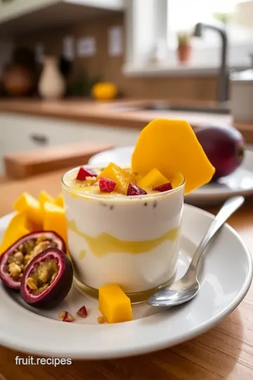 Mango Passion Fruit Chia Pudding steps