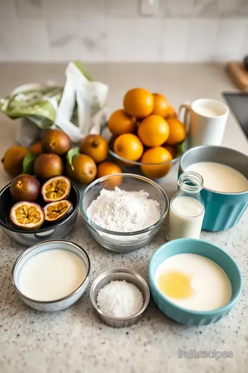 Passion Fruit Ice Cream ingredients