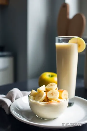 Creamy Apple-Banana Cardamom Shake steps