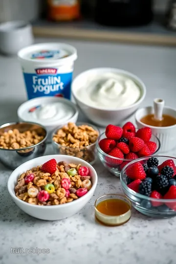 Fruity Loops Breakfast Parfait ingredients