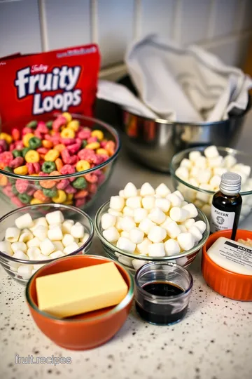 Fruity Loops Cereal Treats ingredients