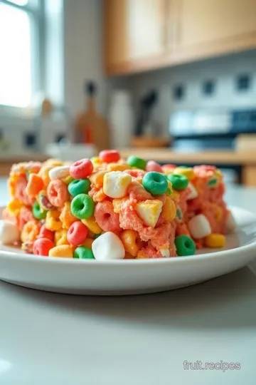 Fruity Loops Cereal Treats steps