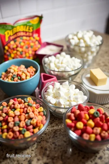 Fruity Pebbles Cereal Bars ingredients