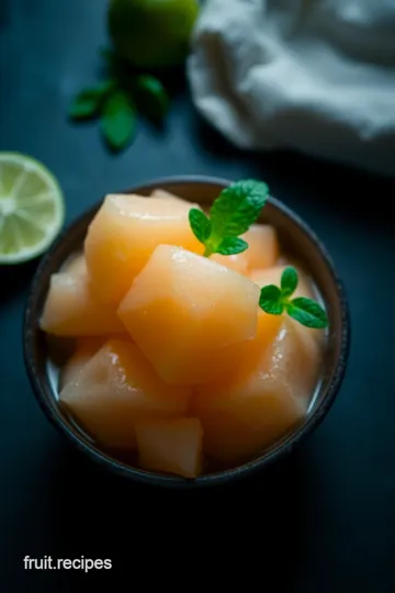 Jagua Fruit Sorbet: A Tropical Delight presentation