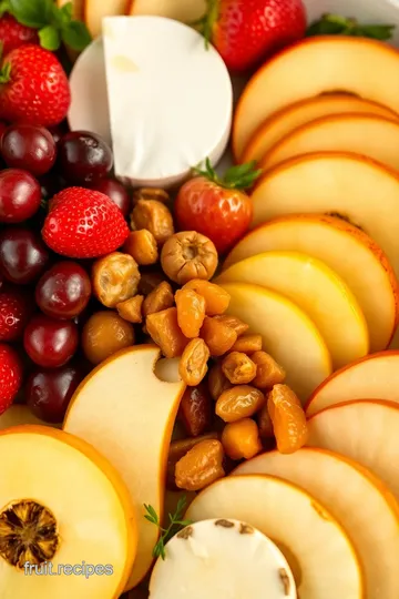 Elegant Fruit and Cheese Platter presentation