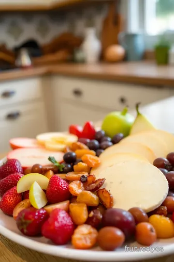 Elegant Fruit and Cheese Platter steps