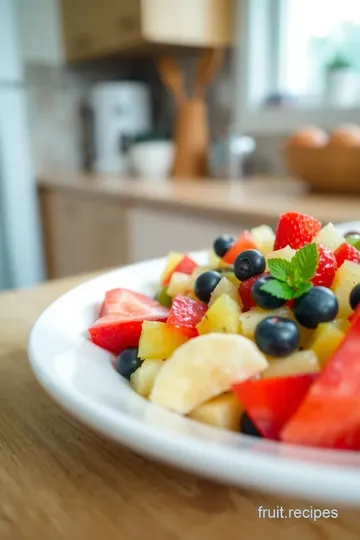 Quick Fruit Salad with Fresh Fruits Delight steps
