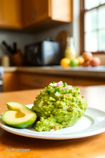 Avocado and Green Apple Guacamole steps