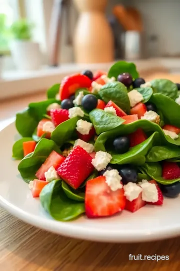 Spinach and Fruit Salad with Croutons steps