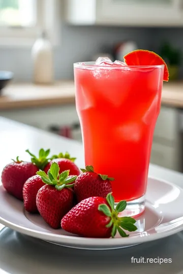 Refreshing Sobe Strawberry Daiquiri steps