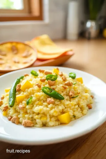 Sabudana Khichdi with Roasted Peanuts and Curry Leaves steps