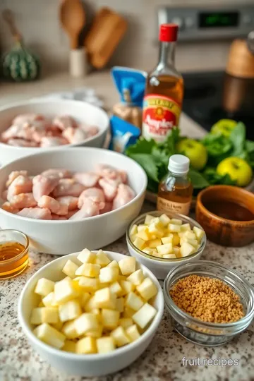 Apple and Honey-Glazed Chicken Tenders ingredients