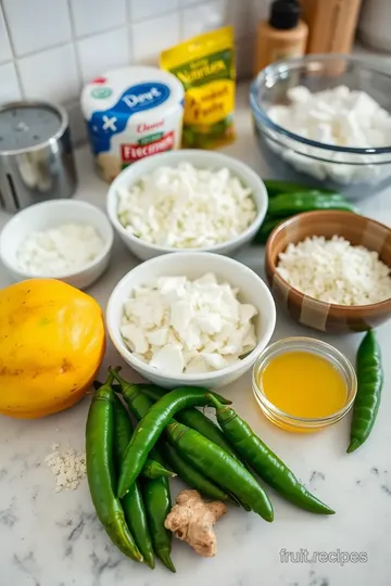 Spiced Star Fruit Curry ingredients