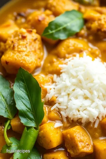 Spiced Star Fruit Curry presentation