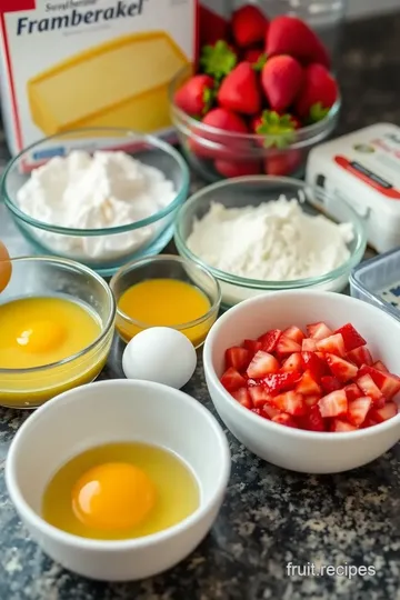 Strawberry Earthquake Cake ingredients