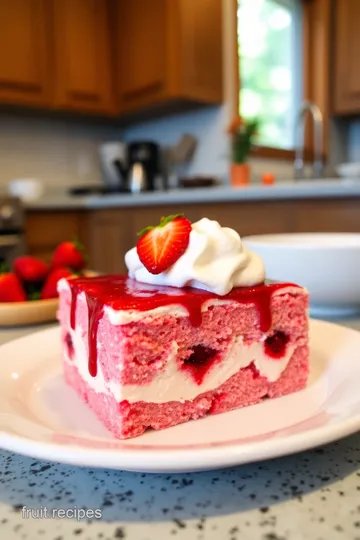 Strawberry Earthquake Cake: A Rich and Fruity Delight steps