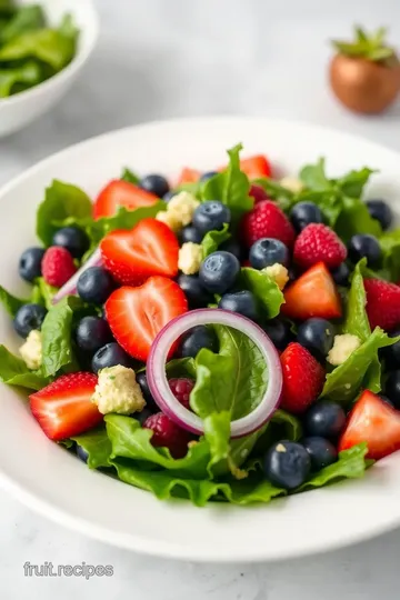 Tequilaberry Salad presentation