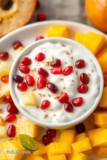 Weight Loss Mix Fruit Raita presentation