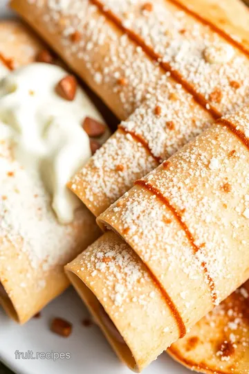 Xango Dessert (Banana Cheesecake Taquitos) presentation