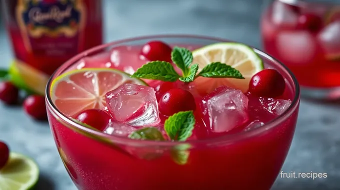 Cranberry Crown Royal Fizz: A Festive Cocktail Delight