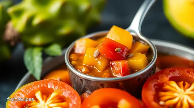 Star Fruit and Tomato Chutney